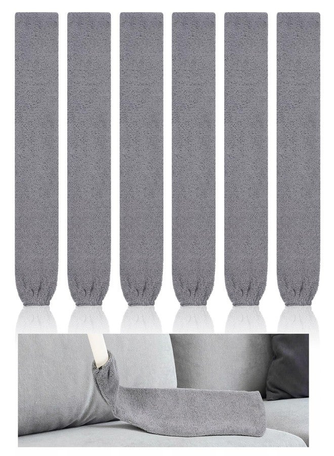 Eldraqth 6pcs Gap Duster Covers Retractable Gap Dust Cleaner Cloth Flexible Refill Microfiber Cleaner Covers Reusable Washable Gap Dusting Cloth for Cleaning Under Refrigerator Sofa Couch Bed Furniture - Image 1